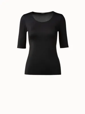 3/4 Length Sleeve Shirt from Silk Jersey