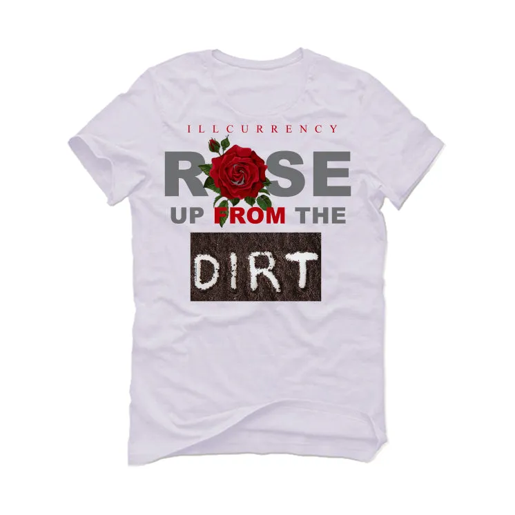 Air Jordan 9 “Fire Red” White T-Shirt (Rose up from the dirt)