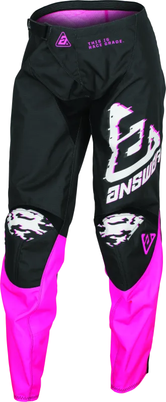 Answer 23.5 Syncron Meltdown Pant Black/Magenta/Grey Womens Size - 2 Regular