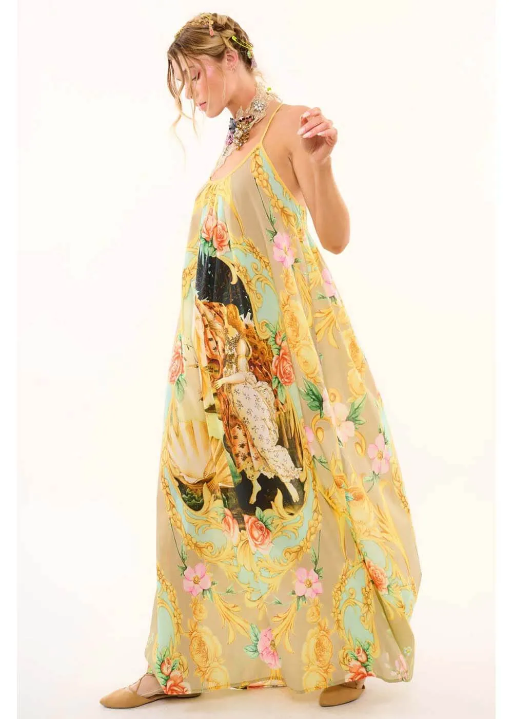 Aratta Birth Of Venus Maxi Jurk Pearl