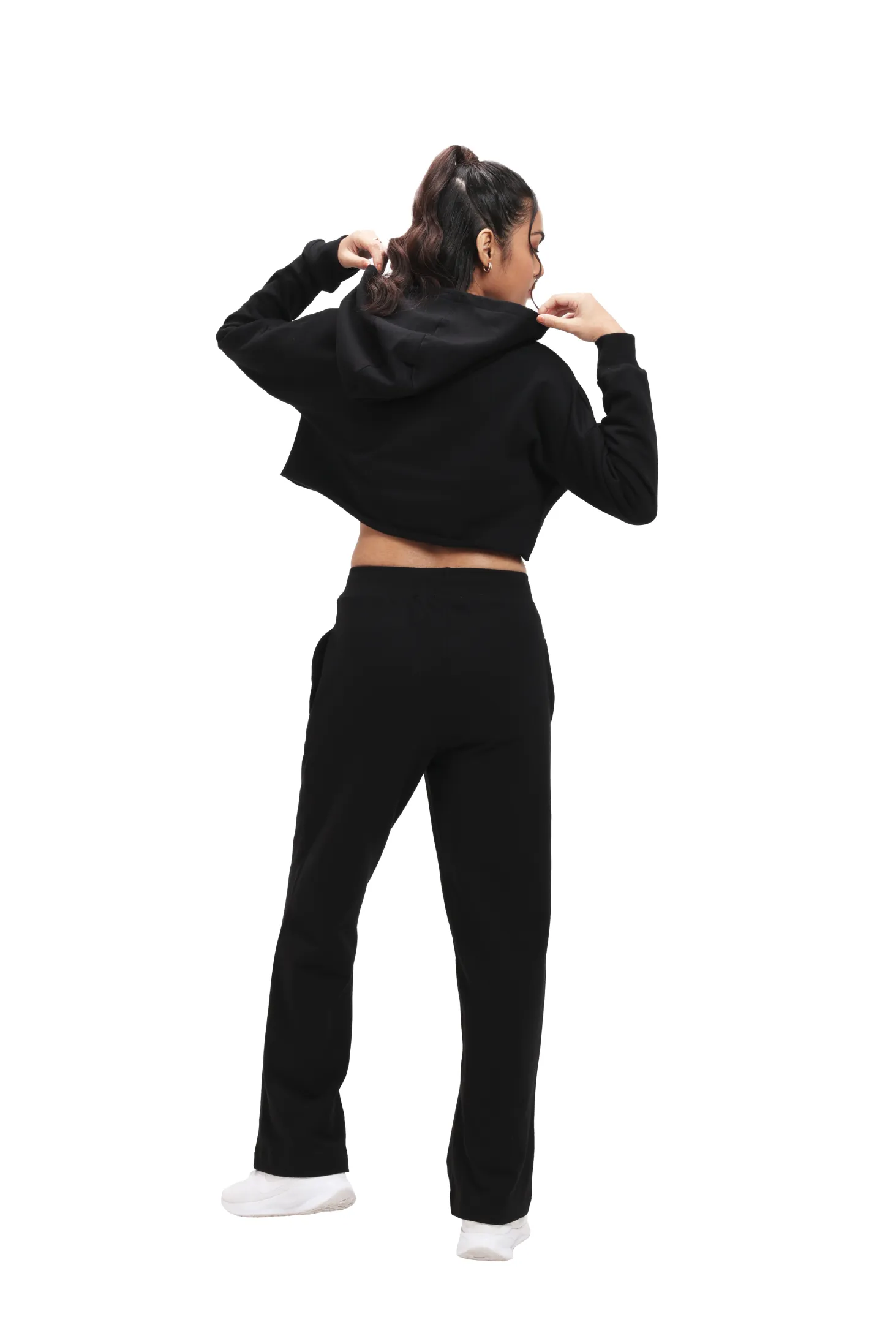 AW 24 Organic Cotton Cropped Hoodie Unisex