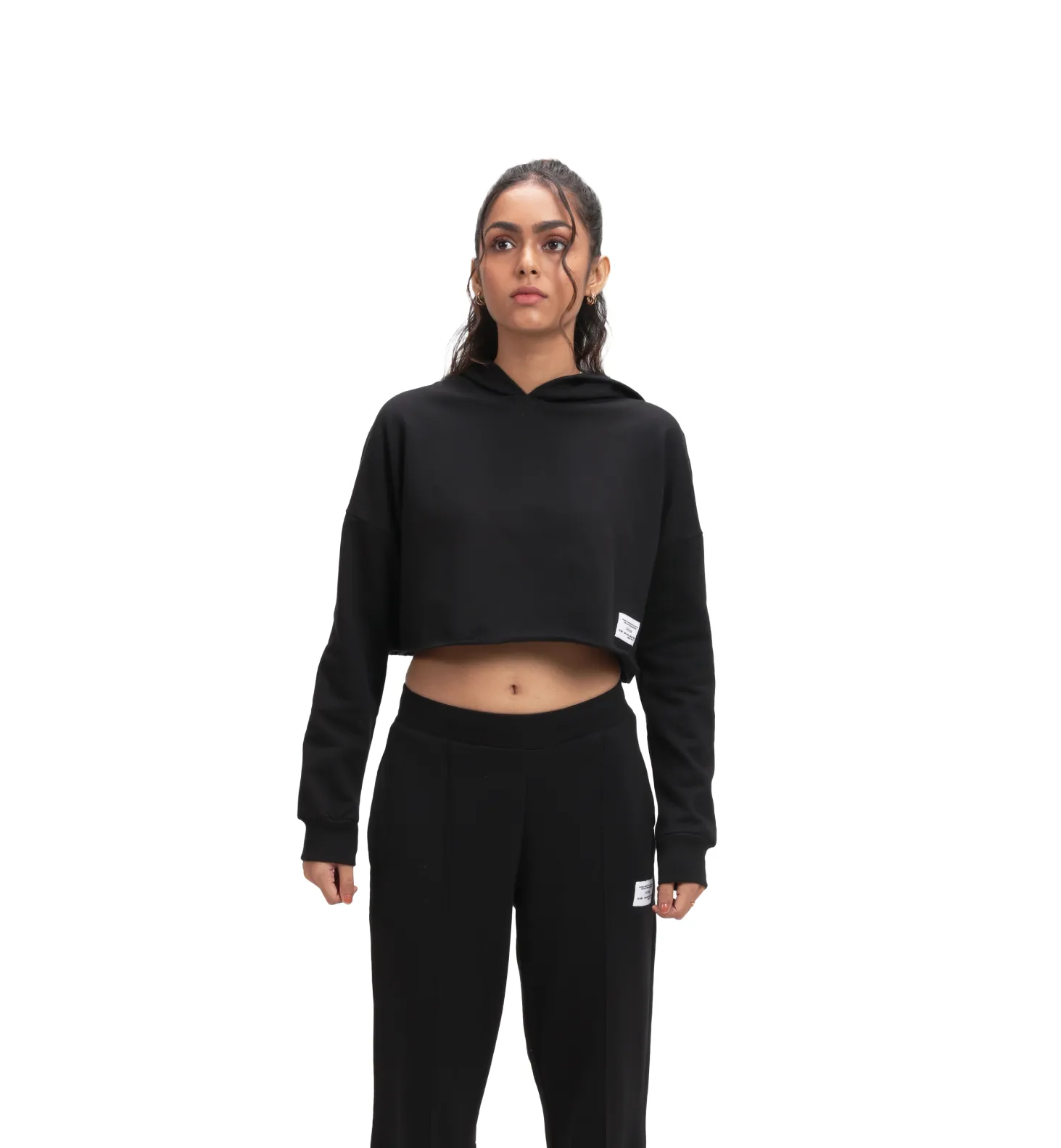 AW 24 Organic Cotton Cropped Hoodie Unisex