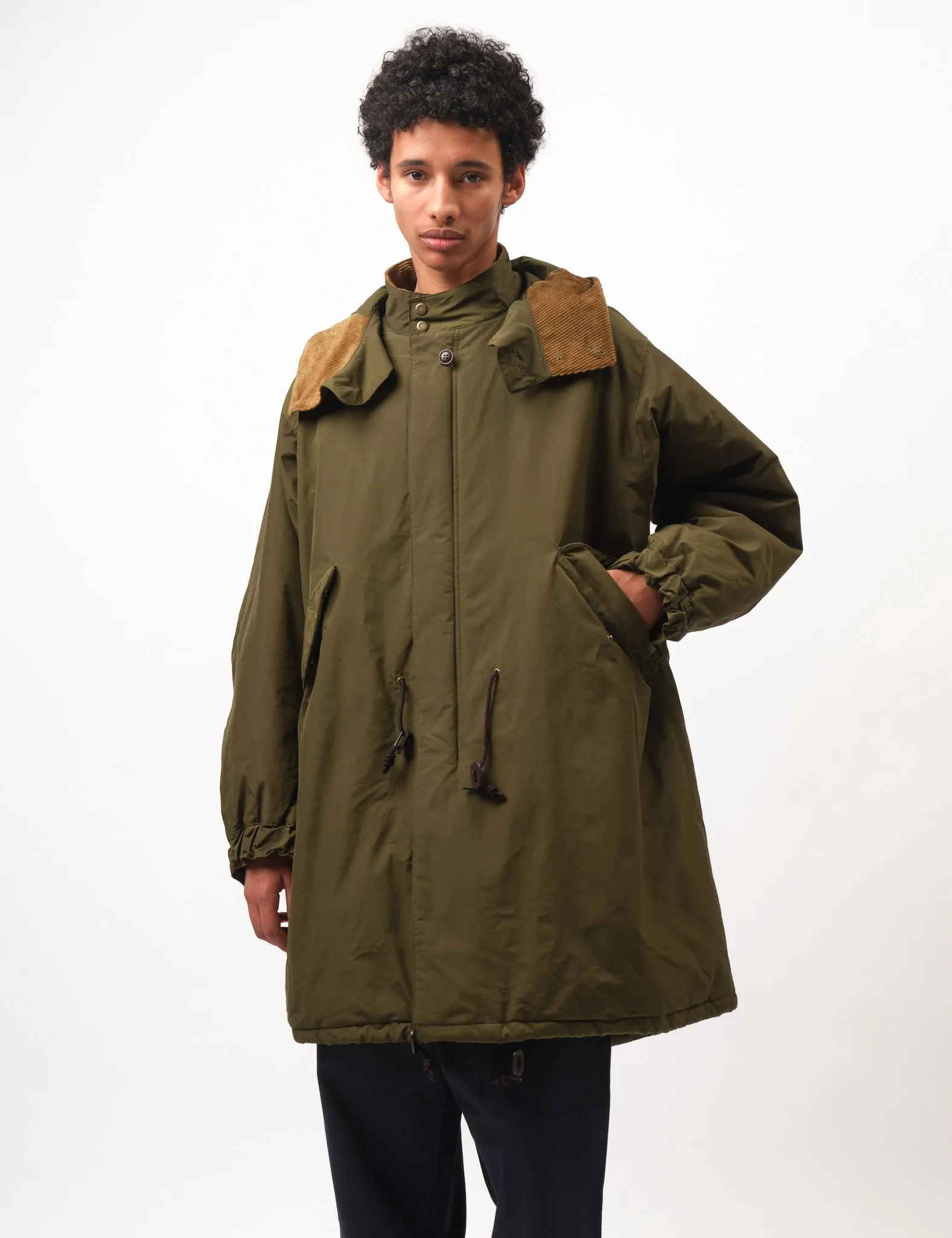 Barbour x Baracuta Mods Casual Parka - Olive Green