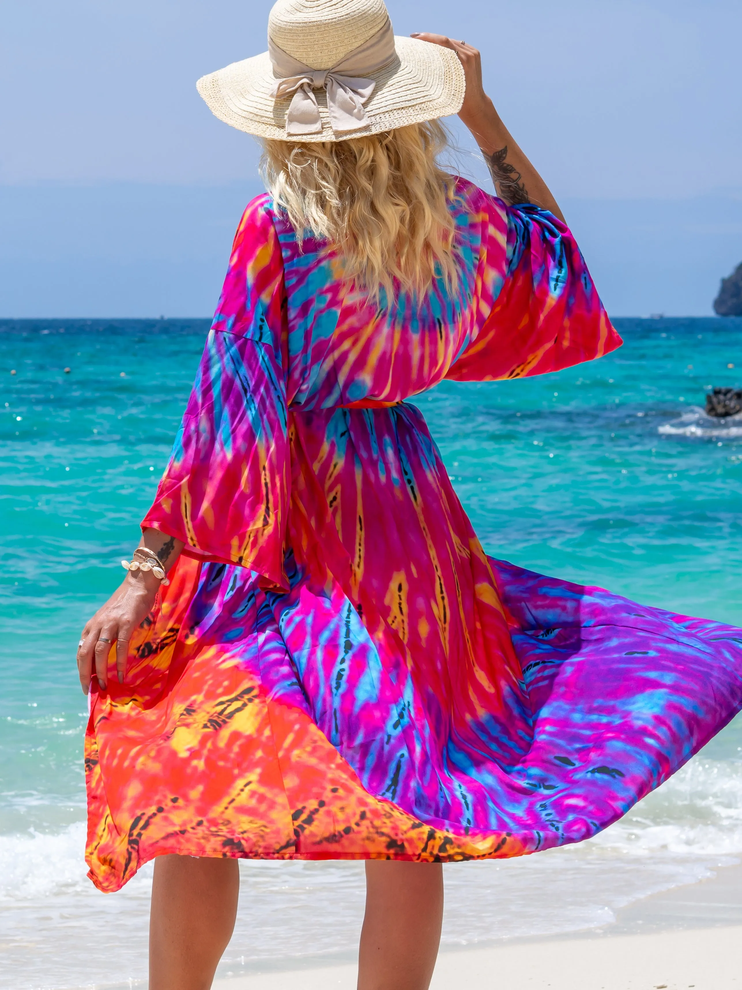 Bikini Kimono Cardigans: Long Swimwear Cover Ups