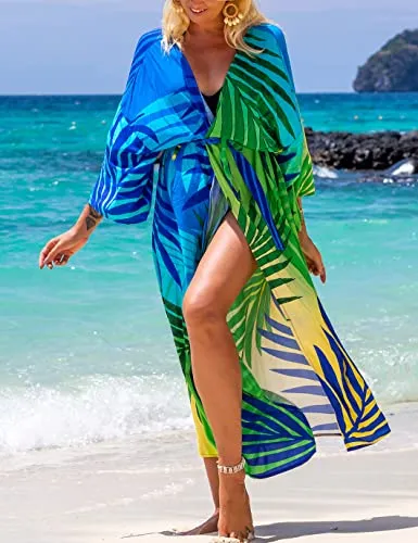 Bikini Kimono Cardigans: Long Swimwear Cover Ups