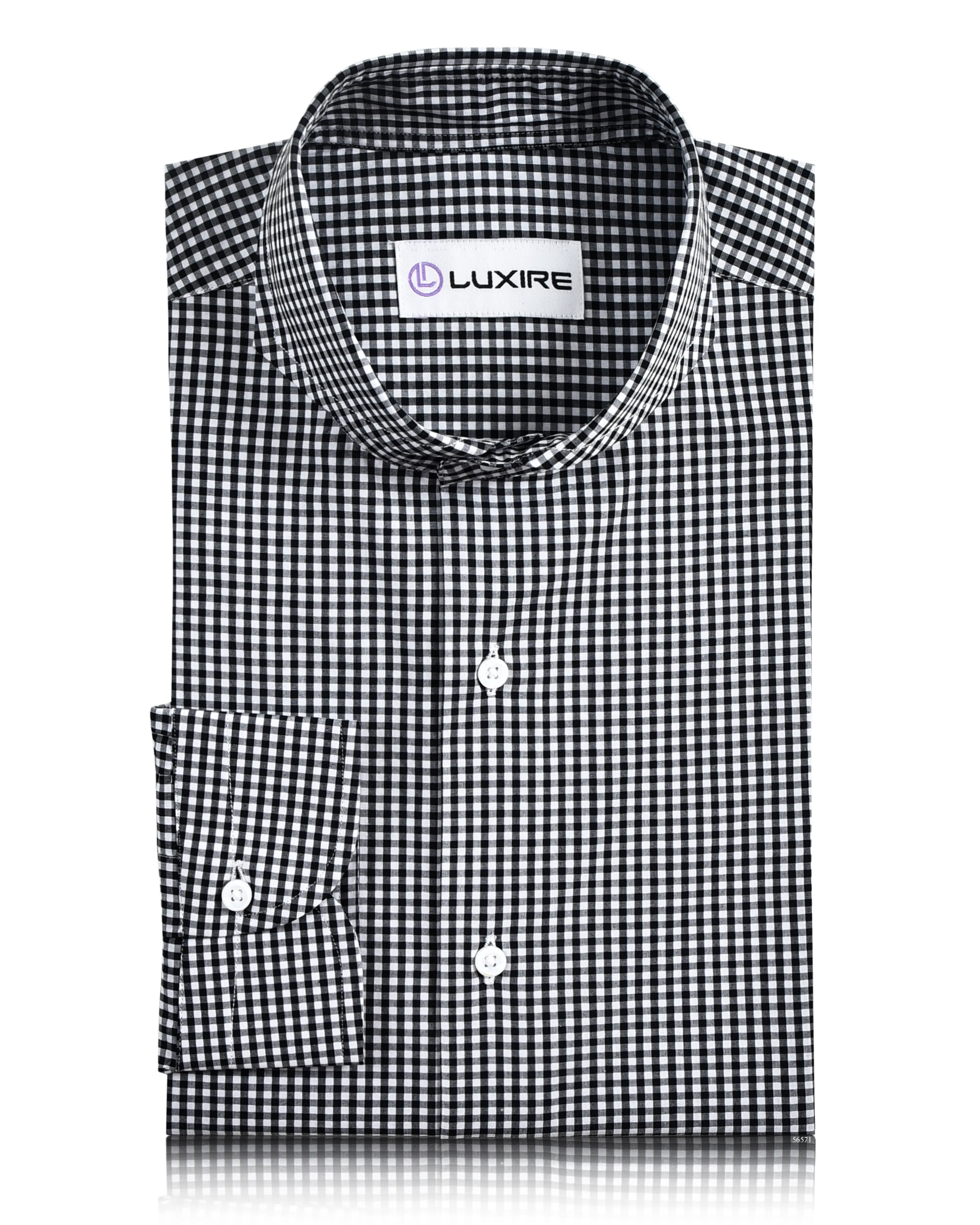 Black & White Micro Gingham Shirt