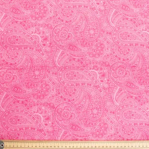 Blank Quilting Paisley Pink Cotton Prints