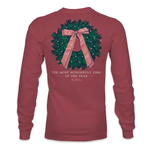 Bow Wreath - LONG SLEEVE