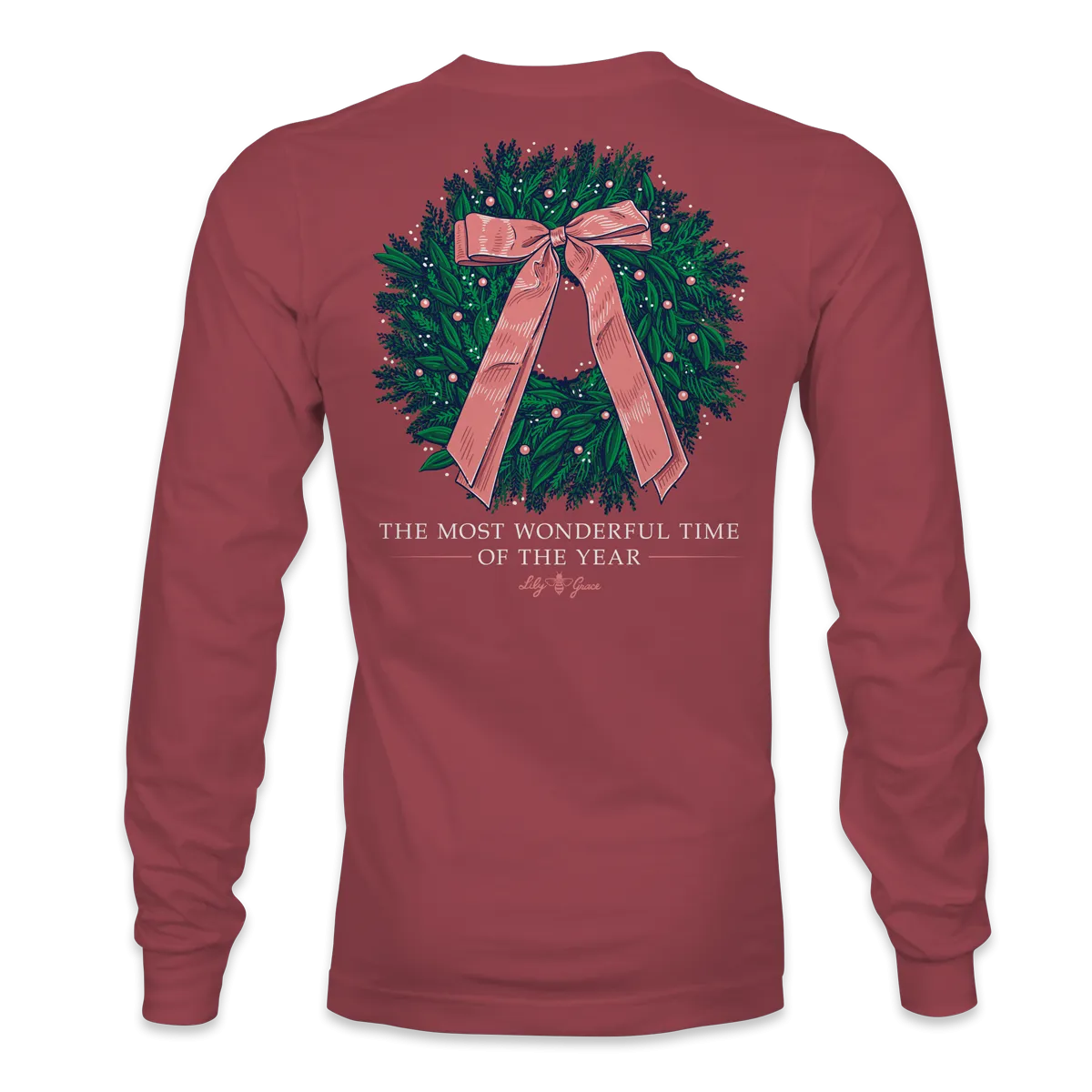 Bow Wreath - LONG SLEEVE