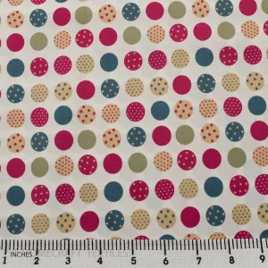 Bright Polka Spots Cotton Print