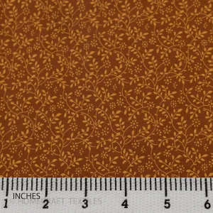 Caramel Vine Flutter Cotton Print