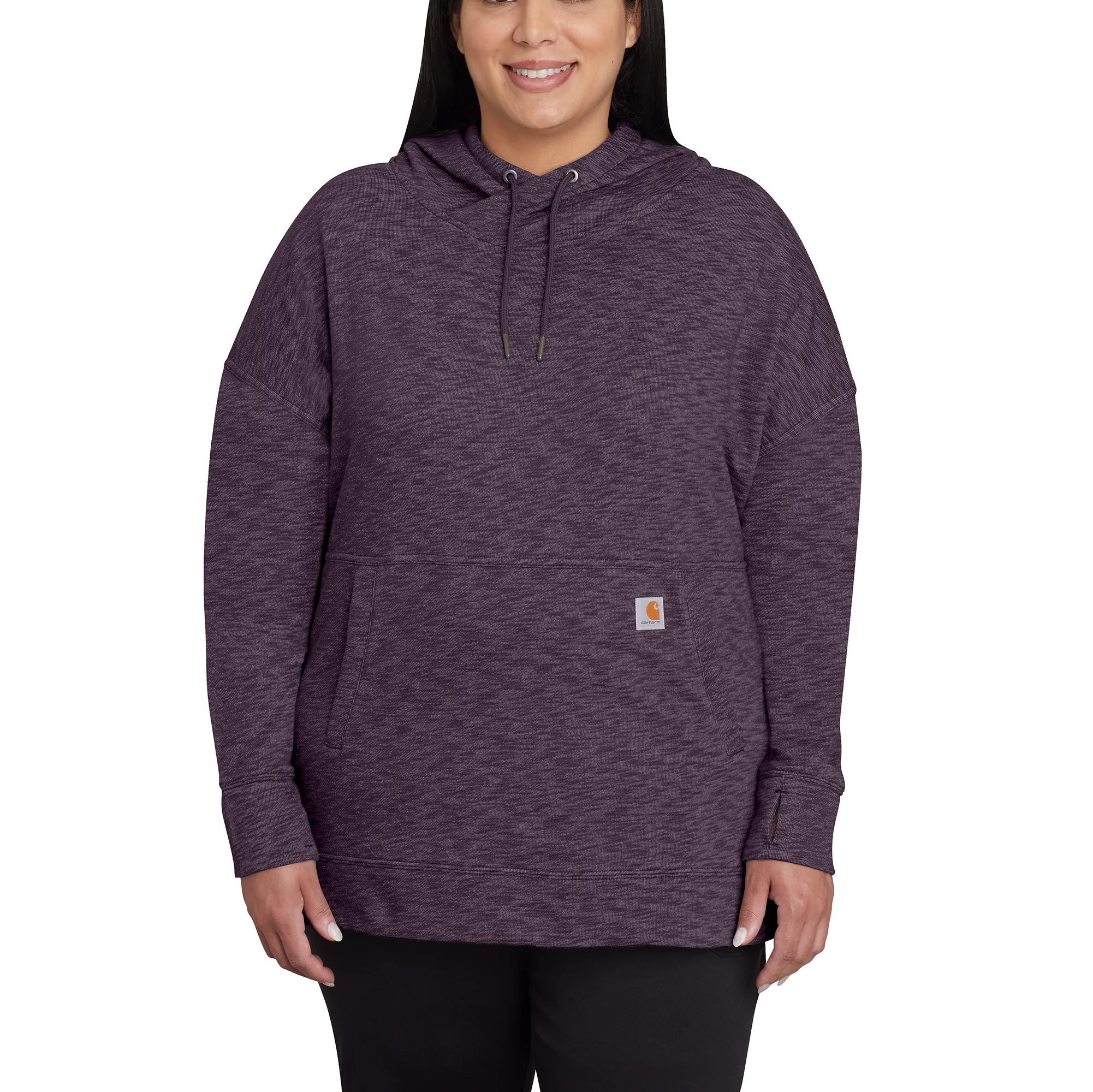 Carhartt Women's Newberry Hoodie_Nocturnal Haze Heather