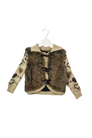 Catimini Faux Fur Vest 3T