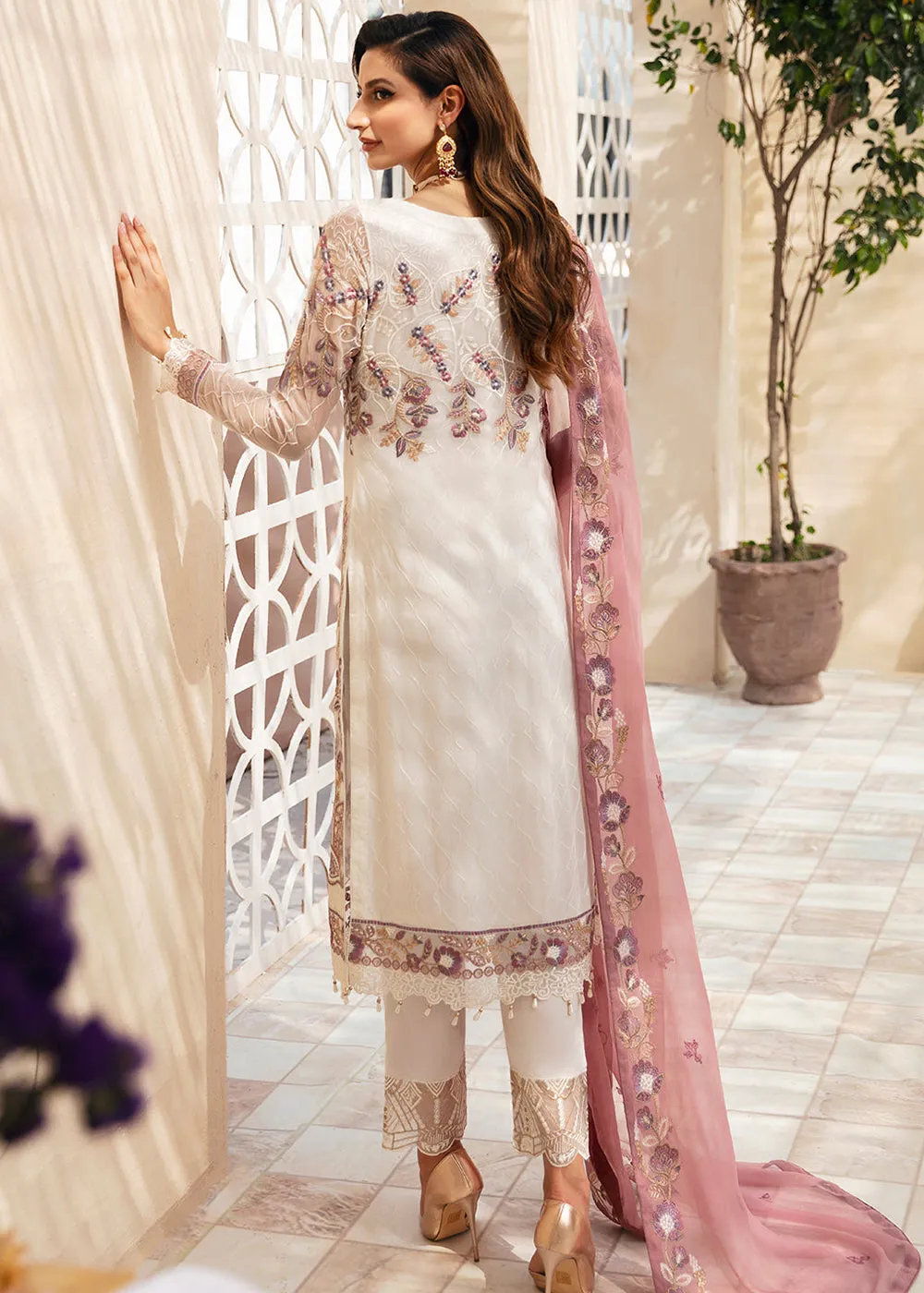 Chevron Luxury Chiffon Collection 24 by Ramsha | A-902