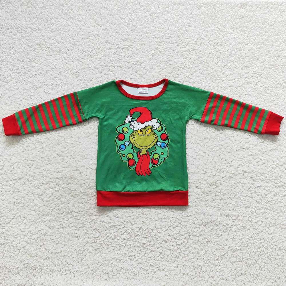 Christmas Baby Kids Clothes Top Shirts BT0245