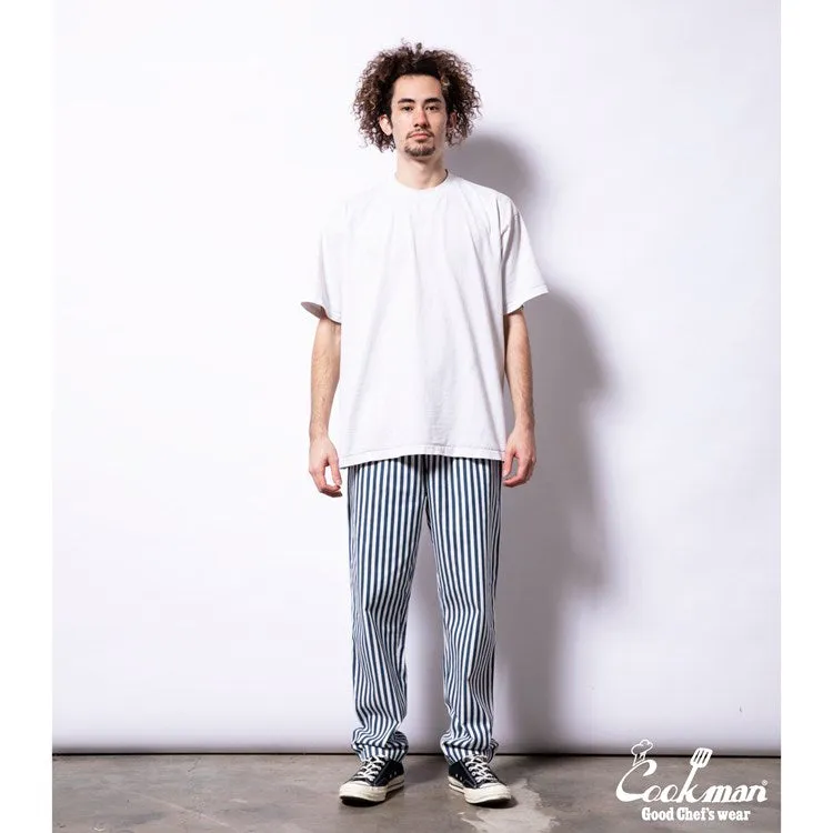 Cookman Chef Pants - Cabana Stripe : Blue