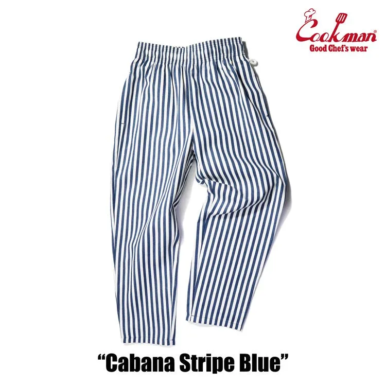 Cookman Chef Pants - Cabana Stripe : Blue