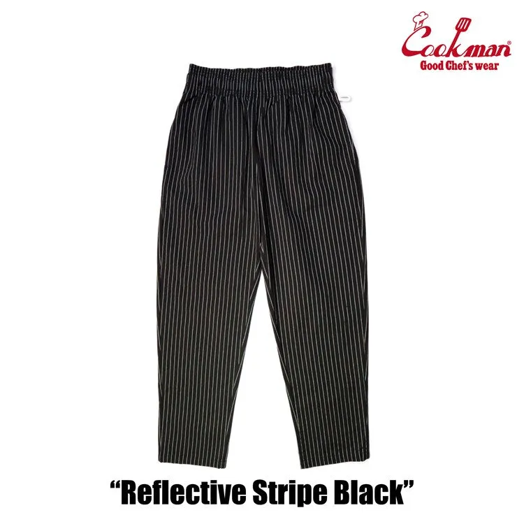 Cookman Chef Pants - Reflective Stripe : Black