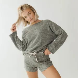 Cottage Pullover, Heather Grey