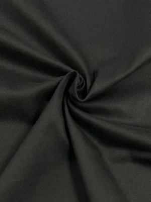 Cotton Sateen - Black - 130cm