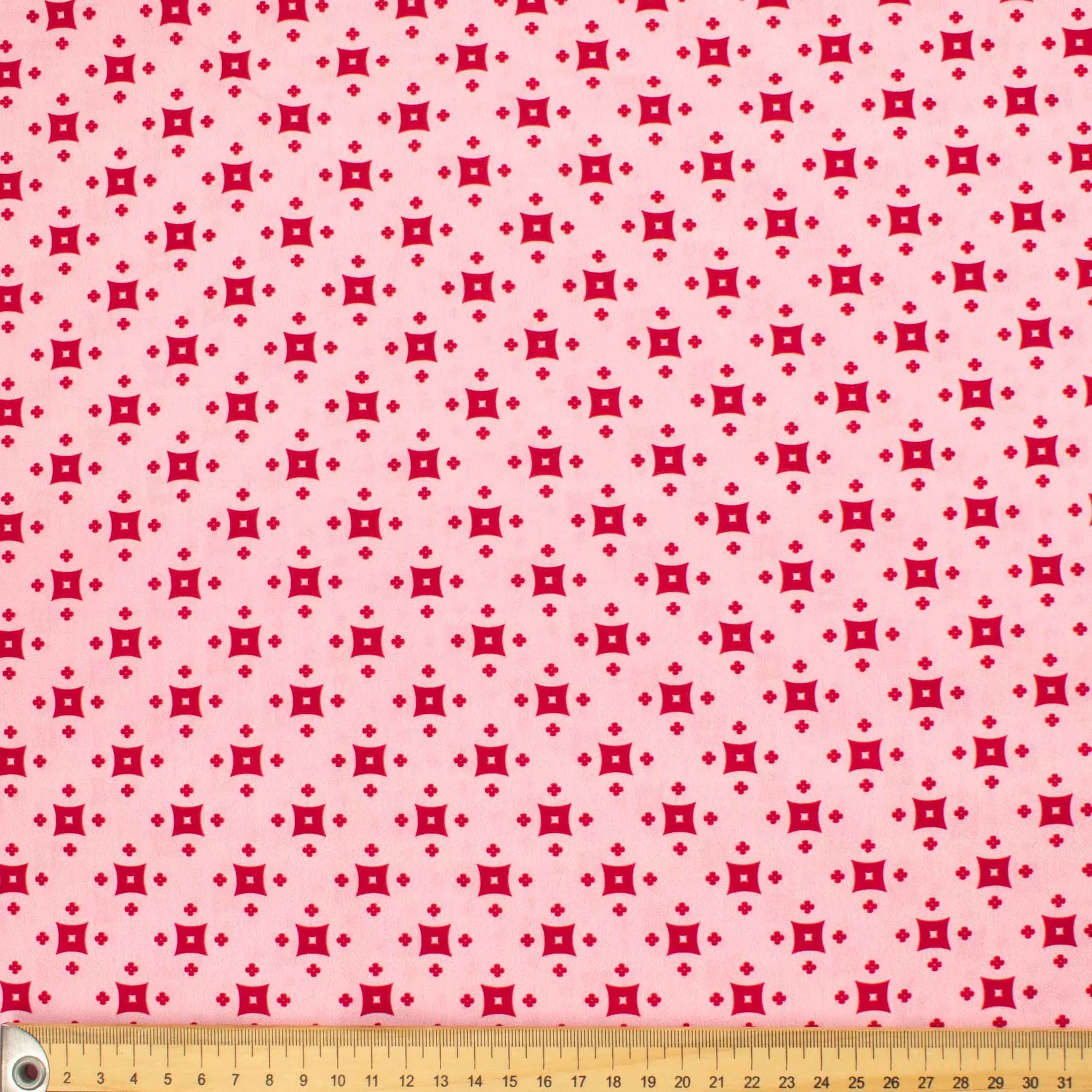 Country Side Collection #16 Pink Geometric Cotton Prints