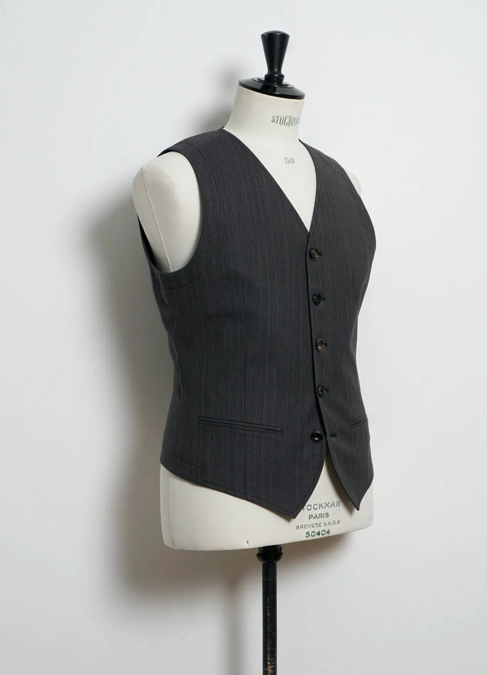 DANIEL 28-37-7 | Classic Waistcoat | Brown Grey