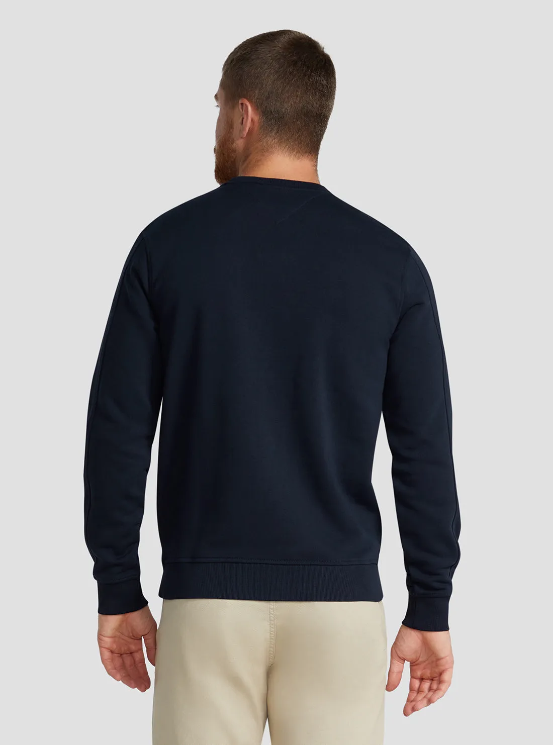 Eco Blue Beau Line Logo Jumper