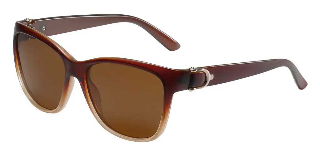 Emma II Brown Polarized Sunglasses