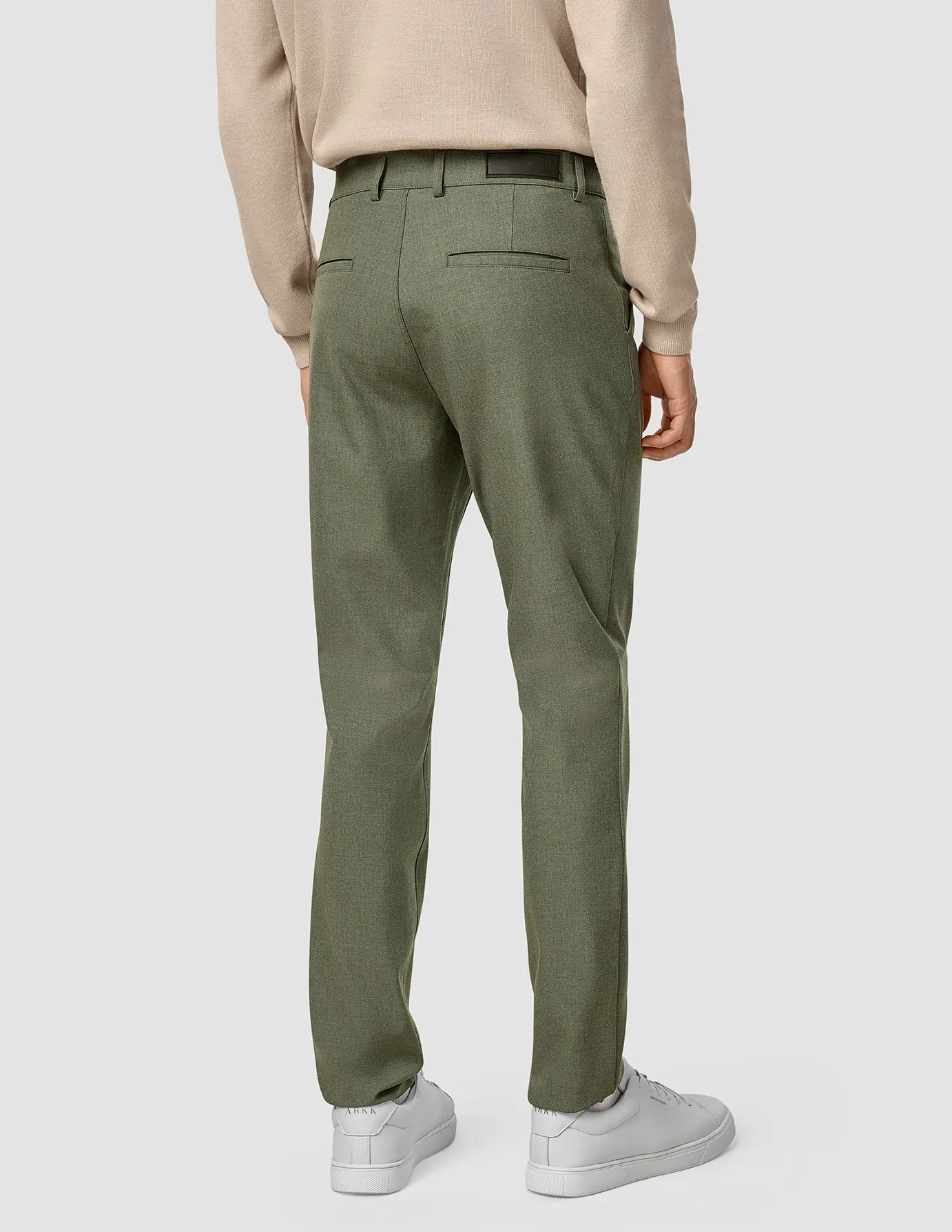 Essential Pants Slim Nightfall Green Melange