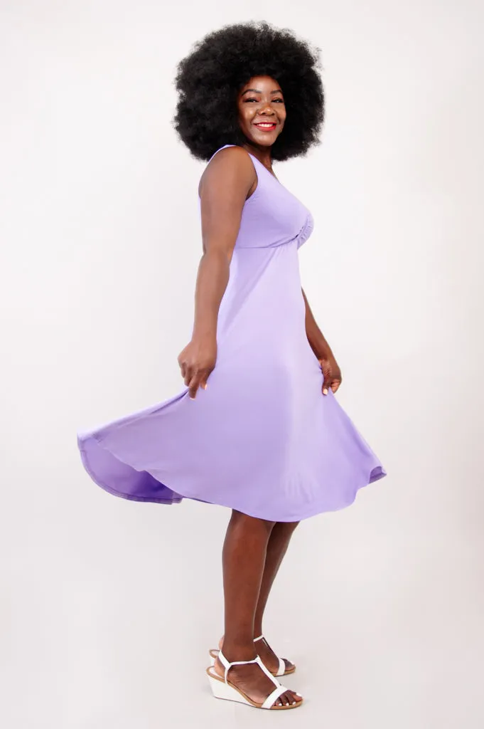 Genesis Dress, Lavender, Bamboo