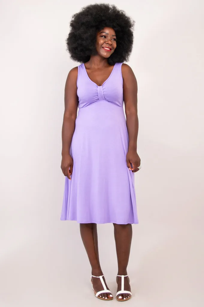 Genesis Dress, Lavender, Bamboo