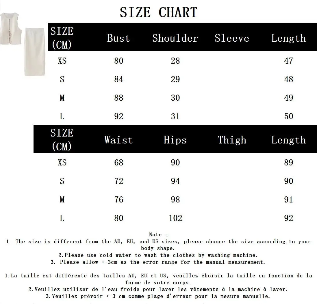 Girlary Solid Elegant 2 Piece Set Women Summer Lace-up Sleeveless Vest back Split Midi Skirts Suits 2024 New Vintage Fashion Skirt Set