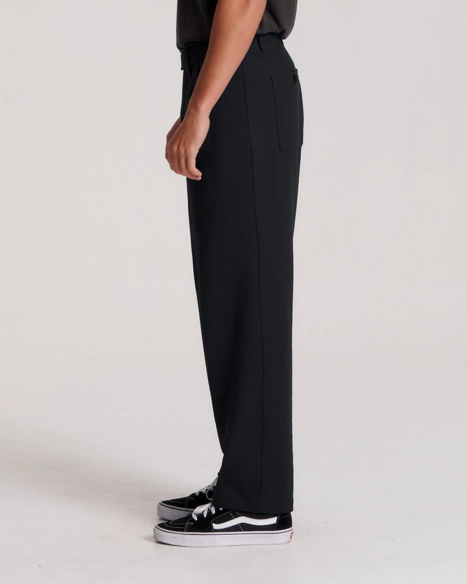 Harro Twill Pant - Black