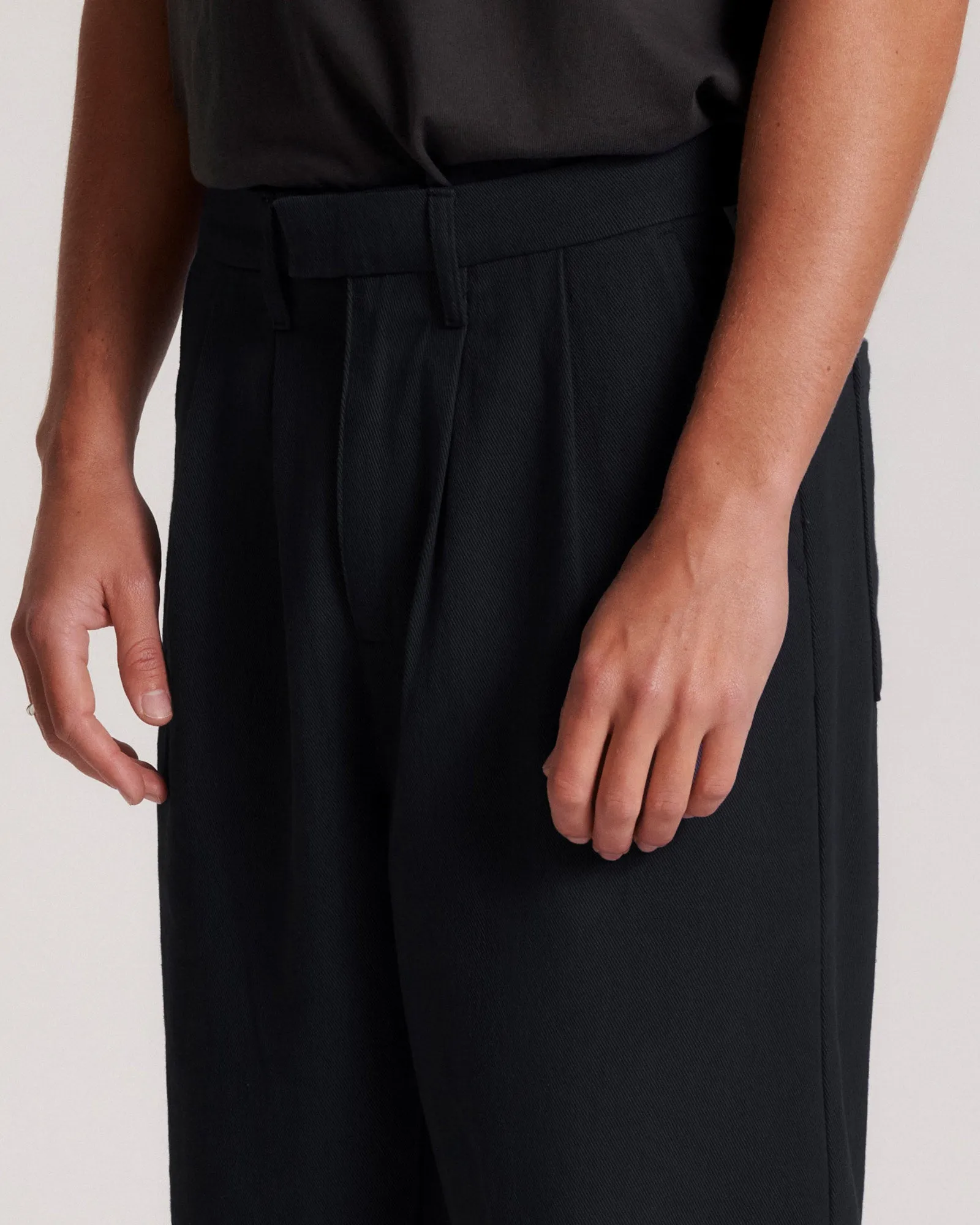 Harro Twill Pant - Black