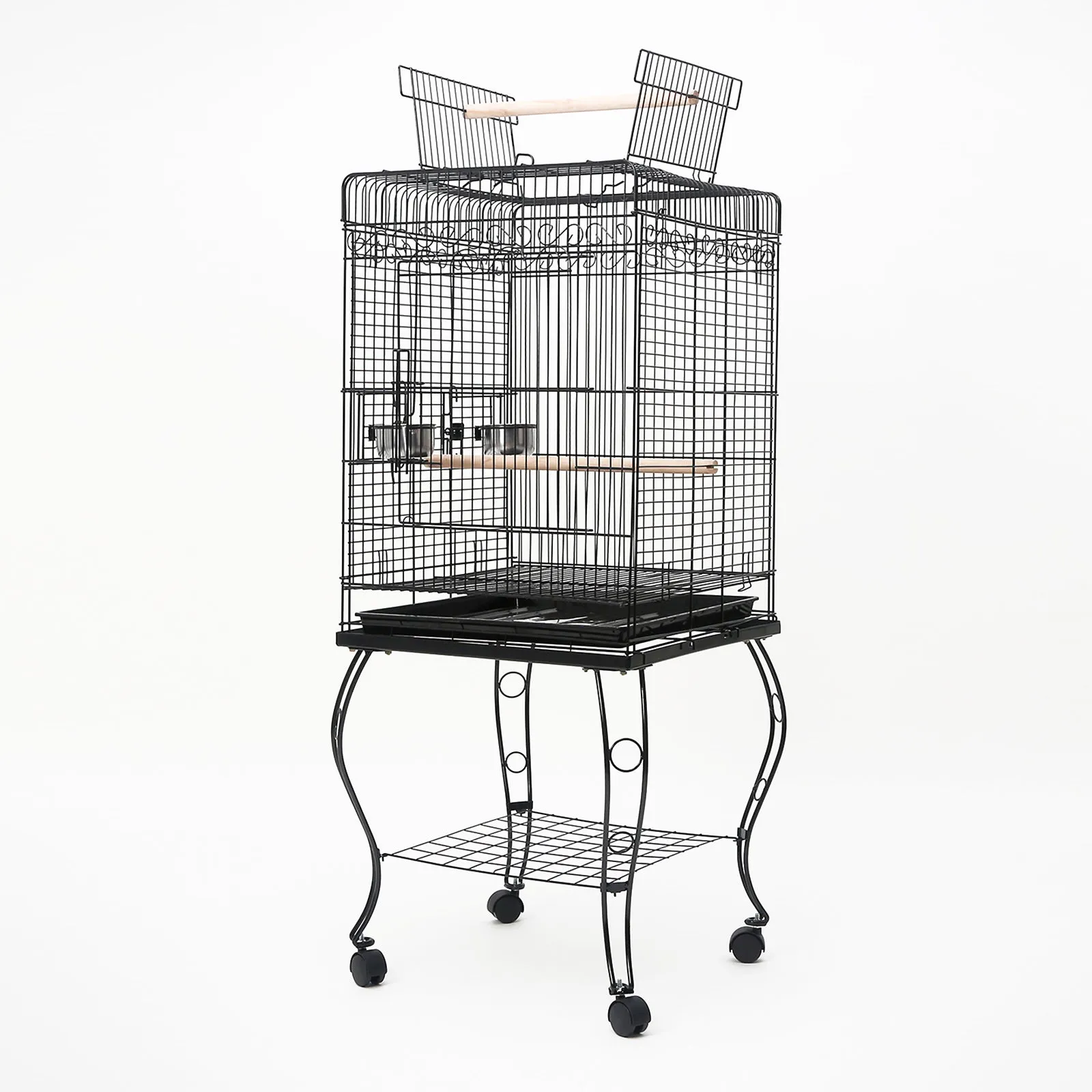 Heavy Duty Bird Cage with Wheels & Open Top 145cm - Paw Mate