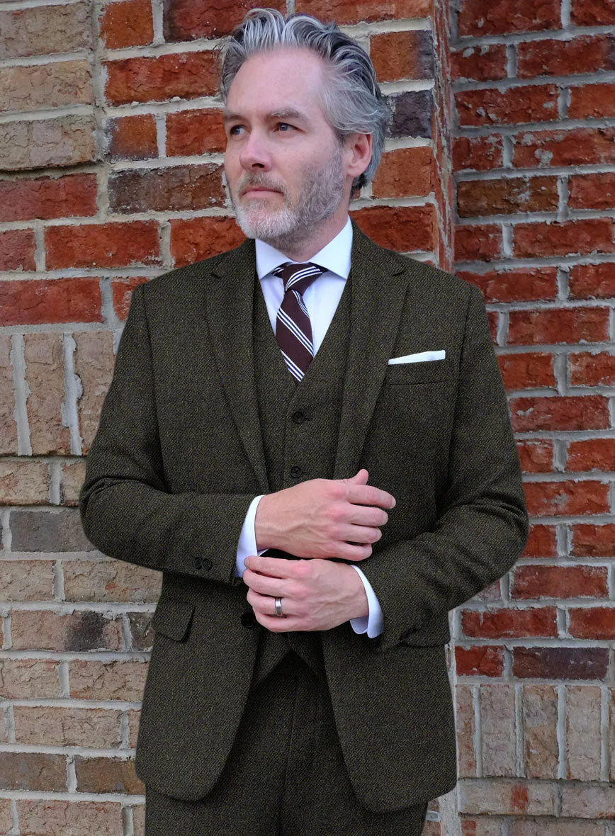 Highlander Heavy Heritage Green Tweed Suit