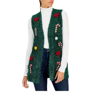 HOOKED UP -  Hooked up Tinsel Holiday Vest