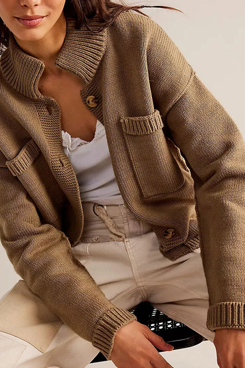 HWR1130 Timeless Tan Cardigan