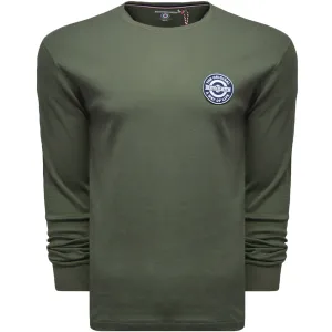 Lambretta Mens Interlock T-Shirt Top - Khaki