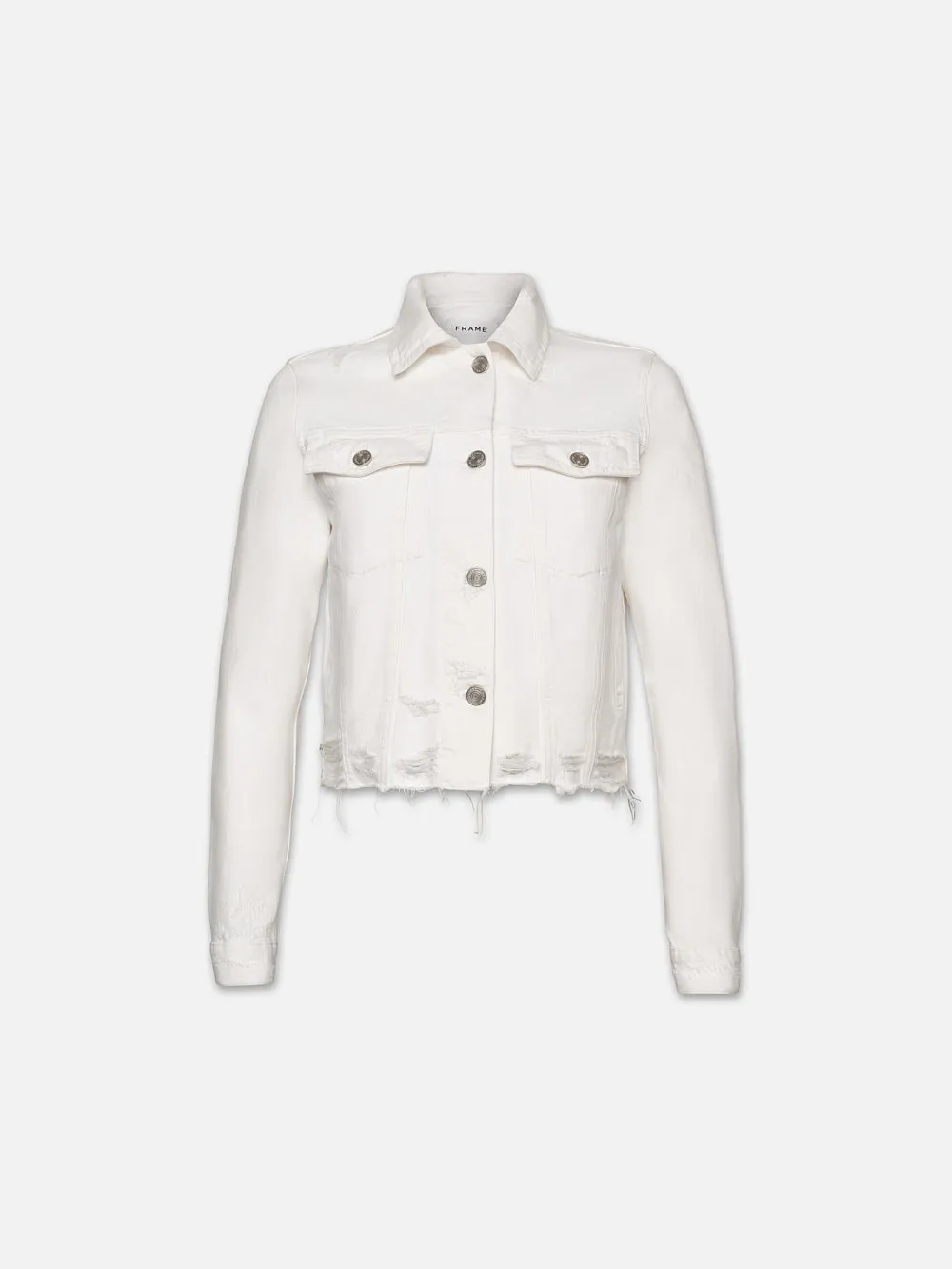 Le Vintage Jacket -- White Rips