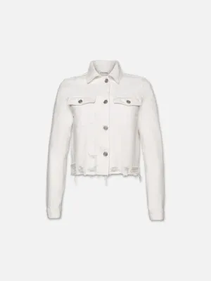 Le Vintage Jacket -- White Rips