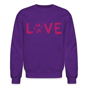 Love Pawprint Crewneck Sweatshirt