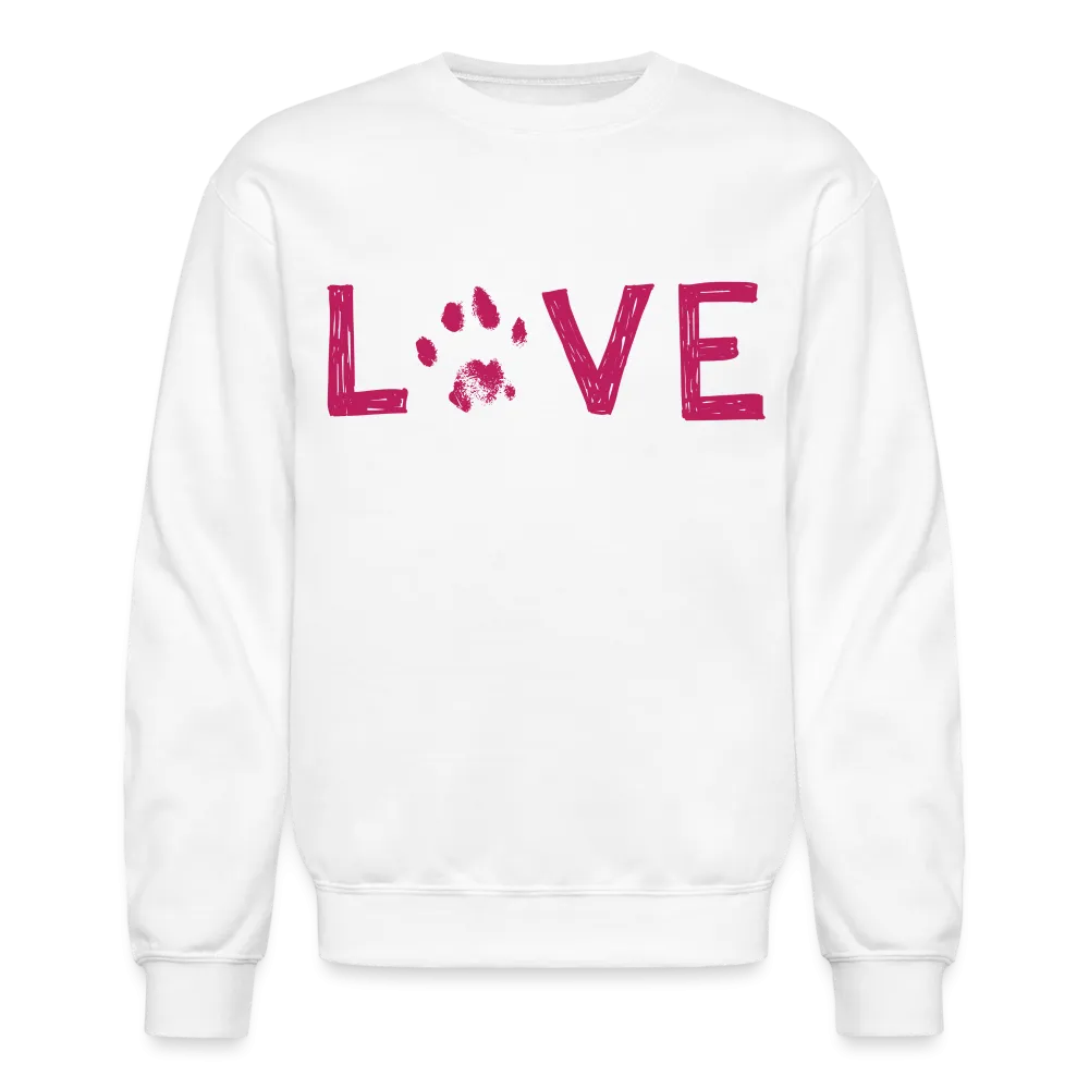 Love Pawprint Crewneck Sweatshirt