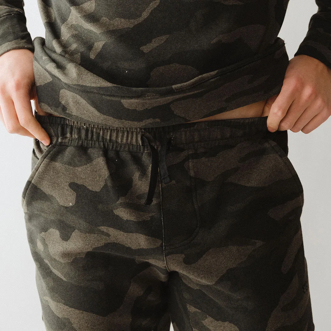 Men's At Ease Joggers, Green Camo