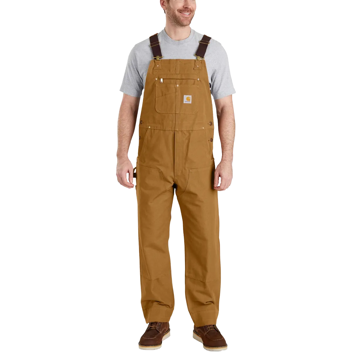 Men's Relaxed Fit Duck Bib 32" Overall