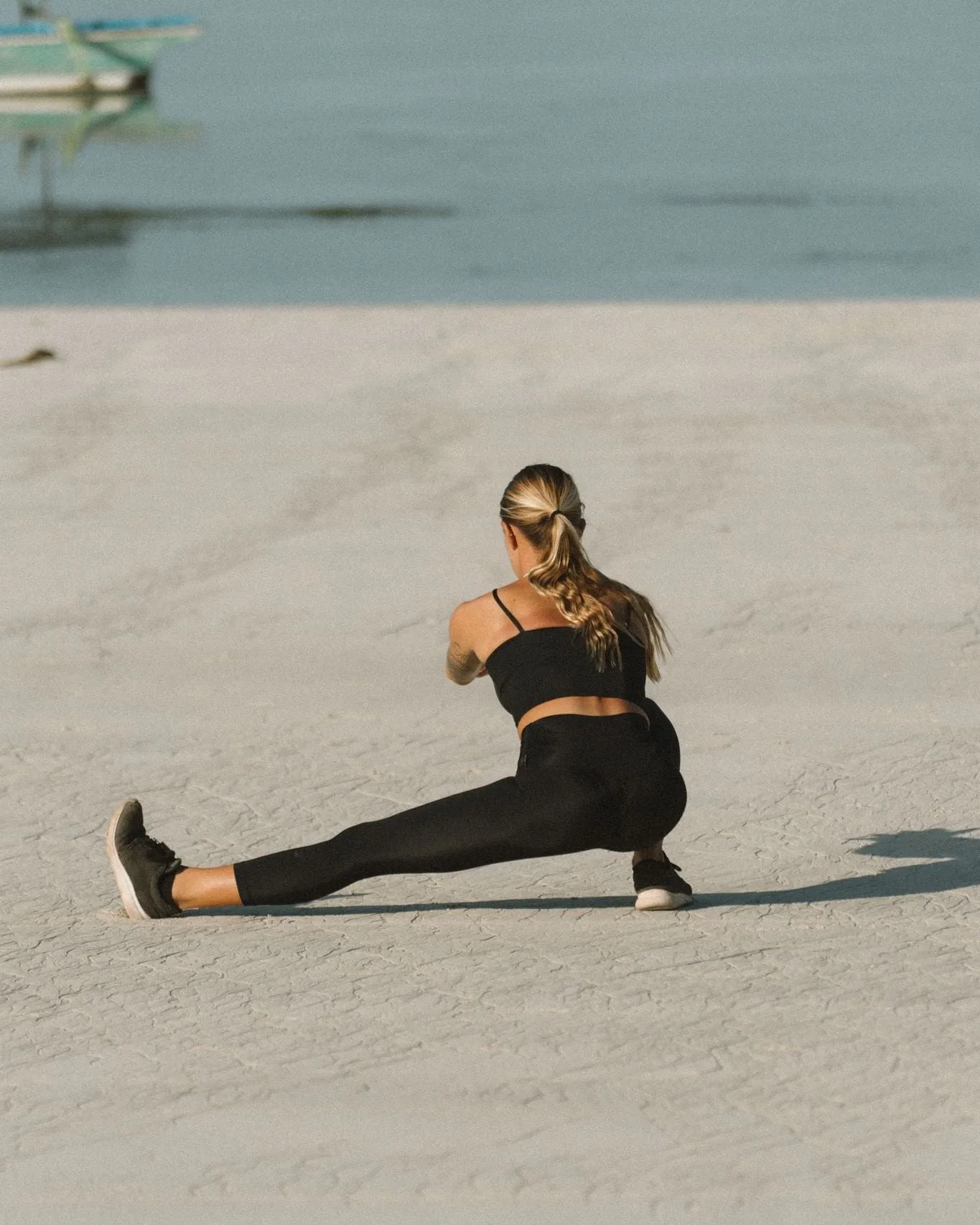 Noserider Surf Leggings in Black