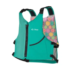 Onyx Universal Paddle PFD Life Jacket - AQUA