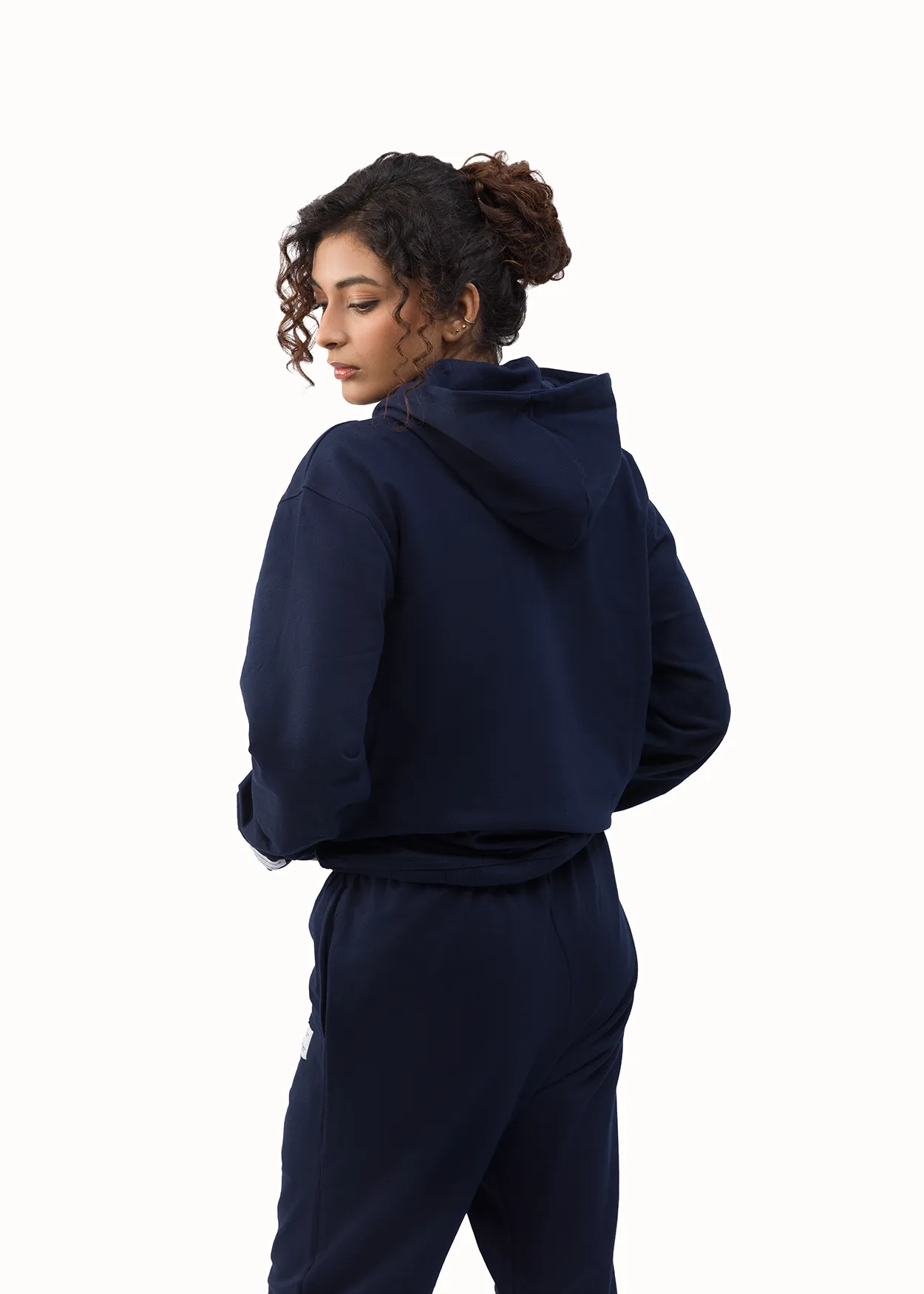 Organic Cotton Hoodie Unisex - Midnight Blue