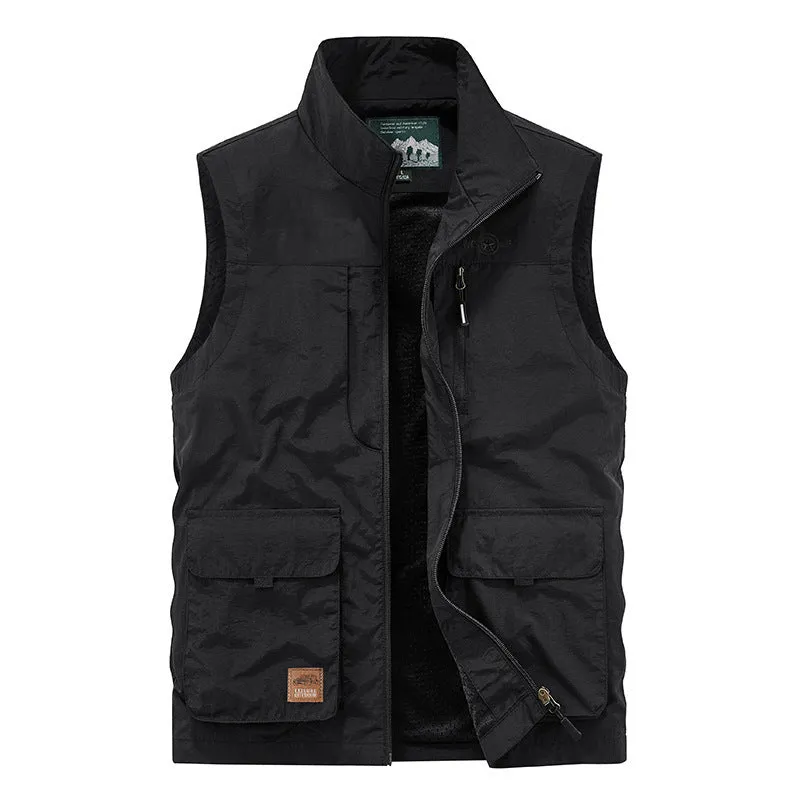 Outdoor Tourism Multi-pocket Work Pants Vest Jacket