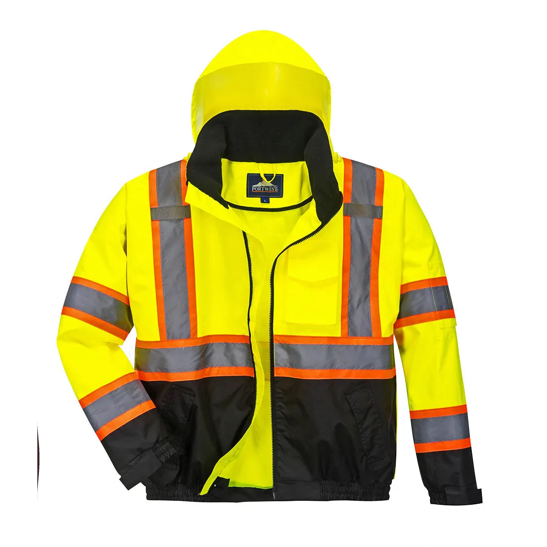 Portwest Hi-Vis Contrast Tape Bomber US368